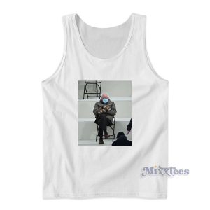 Bernie Sanders's Viral Meme Tank Top for Unisex 1