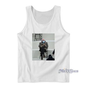 Bernie Sanders's Viral Meme Tank Top for Unisex 2