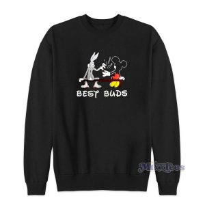 Best Buds Mickey Mouse Sweatshirt for Unisex 2