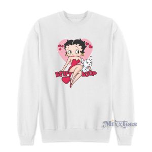 Betty Boop And Her Dog Sweatshirt For Unisex 1