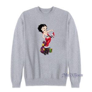 Betty Boop Sexy Santa Christmas Sweatshirt For Unisex 1