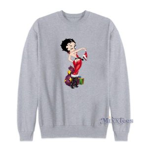 Betty Boop Sexy Santa Christmas Sweatshirt For Unisex 2