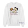 Betty Boop Take It Easy Phone Garfield Sweatshirt For Unisex
