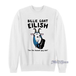 Billie Goat Eilish Parody Sweatshirt 1