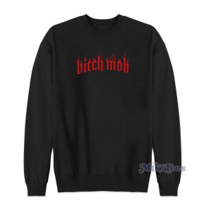 Bitch Mob Flames Sweatshirt for Unisex 1