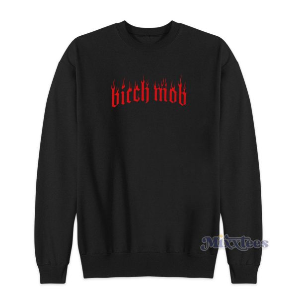 Bitch Mob Flames Sweatshirt for Unisex