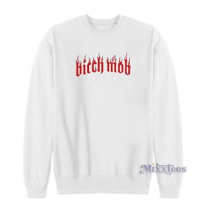 Bitch Mob Flames Sweatshirt for Unisex 2