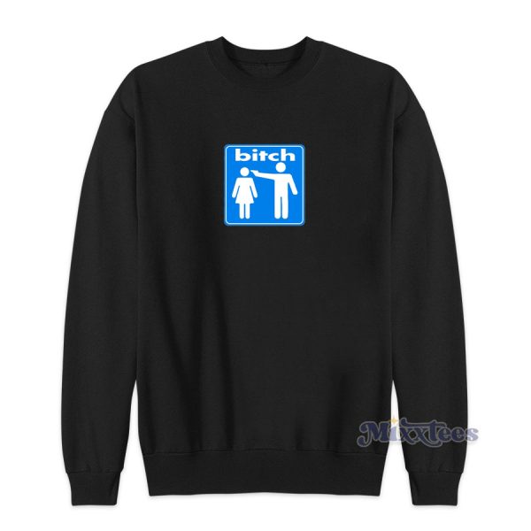 Bitch Skateboard Logo Sweatshirt for Unisex