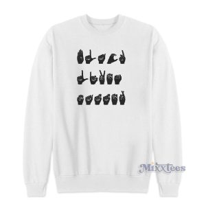 Black Lives Matter Symbol Sweatshirt for Unisex