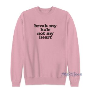 Break My Hole Not My Heart Sweatshirt for Unisex 1