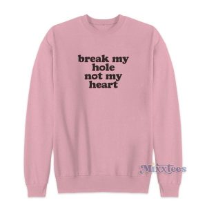 Break My Hole Not My Heart Sweatshirt for Unisex 2