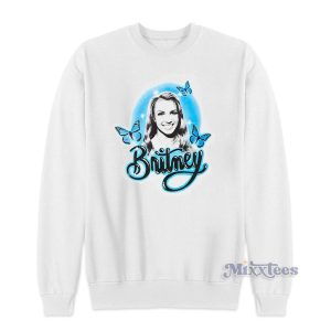 Britney Airbrushed Butterfly Sweatshirt for Unisex 1