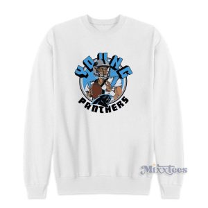 Bryce Young Ash Carolina Panthers Sweatshirt 1