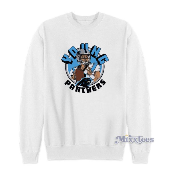 Bryce Young Ash Carolina Panthers Sweatshirt