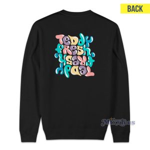 Bubble Graffiti Teddy Fresh Sweatshirt for Unisex