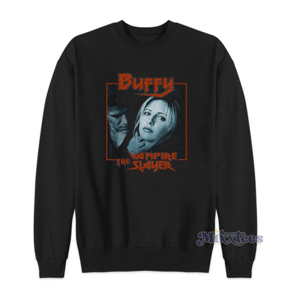 Buffy The Vampire Slayer Angel Love Frame Sweatshirt