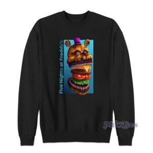 Burger Nightmare Fredbear Five Nights At Freddy’s Sweatshirt