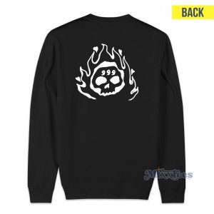 Burning Heart Juice Wrld 999 Club Sweatshirt 1