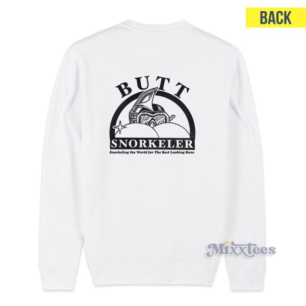 Butt Snorkeler Sweatshirt for Unisex