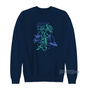 Cali Neon Quackity Planet Duck Sweatshirt