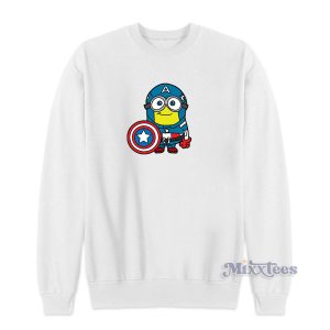 Captain America Minion Sweatshirt for Unisex