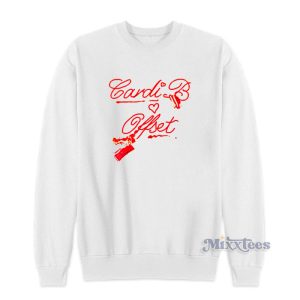 Cardi B Love Offset Meal French Fry Heart Sweatshirt 1