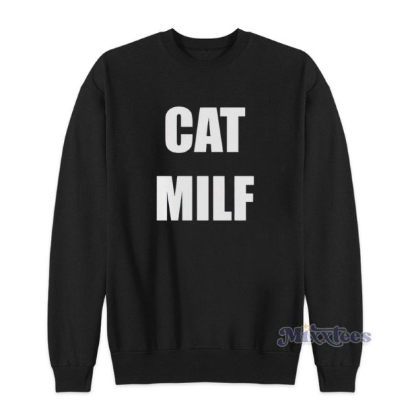 Cat Milf Sweatshirt For Unisex