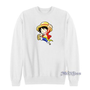 Chibi Luffy One Piece Sweatshirt for Unisex