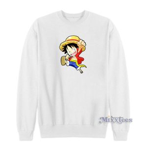 Chibi Luffy One Piece Sweatshirt for Unisex 2