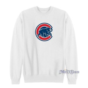 Chicago Cubs Walking Bear Sweatshirt for Unisex