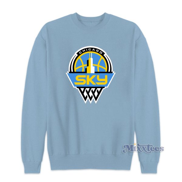 Chicago Sky Logo Sweatshirt For Unisex