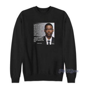 Chris Rock Minimum Wage Sweatshirt for Unisex 1