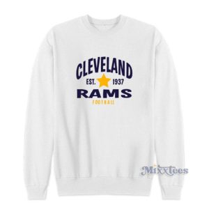 Cleveland Est 1937 Rams Football Sweatshirt For Unisex 2