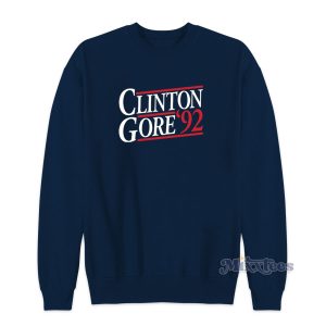 Clinton Gore 92 Sweatshirt for Unisex 1