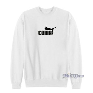 Coma Funny Logo Parody Sweatshirt