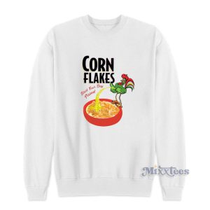 Corn Flakes Start Your Day Pissed Sweatshirt 1