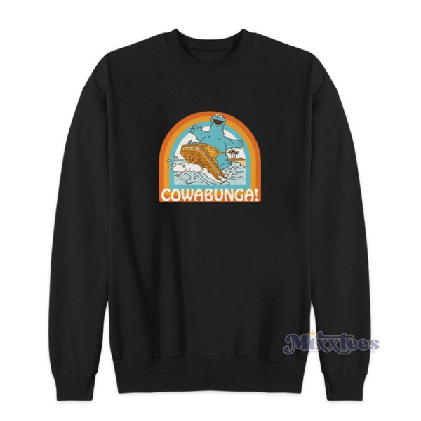 Cowabunga Sesame Street Cookie Monster Sweatshirt