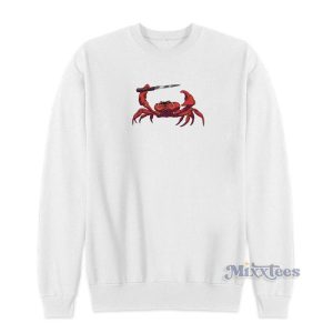 Crab With Knife Sweatshirt For Unisex 2