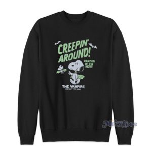 Creepin Around Creature Of The Night The Vampire Sweatshirt