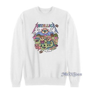 Cute Metallica Cartoon Sweatshirt For Unisex 2