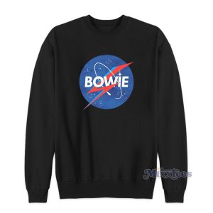 David Bowie Nasa Logo Sweatshirt For Unisex 1