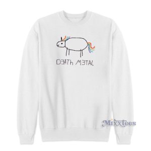 Death Metal Unicorn Sweatshirt for Unisex 1