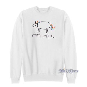 Death Metal Unicorn Sweatshirt for Unisex 2