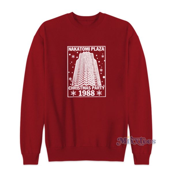 Die Hard Nakatomi Plaza Christmas Party 1988 Bruce Willis Sweatshirt