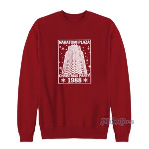 Die Hard Nakatomi Plaza Christmas Party 1988 Bruce Willis Sweatshirt 2