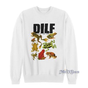 Dilf Damn I Love Frogs Sweatshirt For Unisex 1