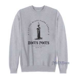 Disney Hocus Pocus I Lit Flame Candle Sweatshirt 1