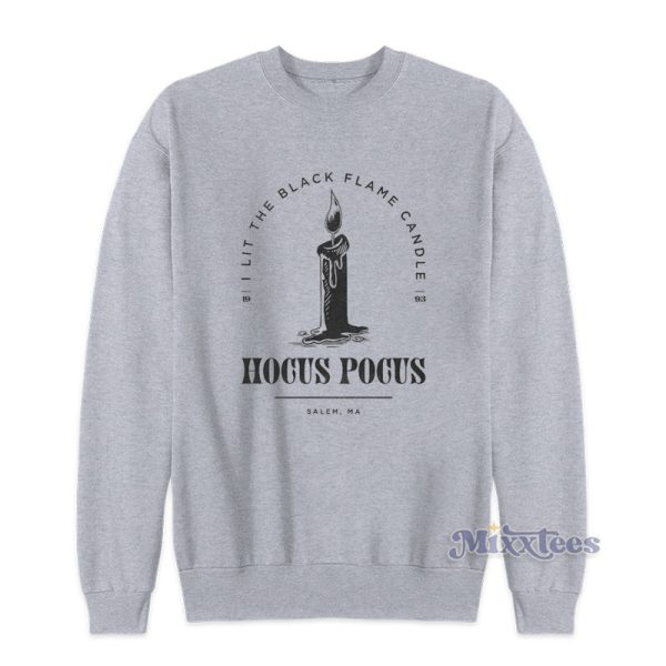 Disney Hocus Pocus I Lit Flame Candle Sweatshirt