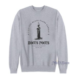 Disney Hocus Pocus I Lit Flame Candle Sweatshirt 2