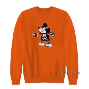 Disney Mickey Mouse Boys Skeleton Sweatshirt For Unisex